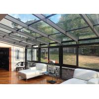 Buy cheap Tempered Glass Roof Sunroom PVDF 150x150mm Customized Color Glass Covered product