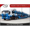 Buy cheap Double Axles Vehicle Transport Trailer Wheelbase Dimensions 10 Cars Carry from wholesalers