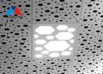 Corridor Vented Commercial Acoustic Ceiling Tiles Panels Perforated Dustproof
