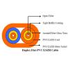 Buy cheap Duplex Flat Single Mode Indoor Fiber Optic Cable for Communication and Cabling from wholesalers