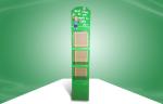 Custom Green Cardboard Free Standing Display Units For Promoting Books