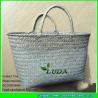 Buy cheap LUDA white color painted straw handbag seagrass straw clutch bag wholesaler from wholesalers