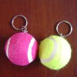 1.5'' promotional Tennis Ball Key chain