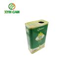 Olive Oil Tin Can Safety Deep Metal Tins Customized Oil Container Glossy