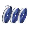 Buy cheap Dark Blue Aluminium Extrusion Profiles Color Coated Flat 7CM Width Size With PVC Form from wholesalers