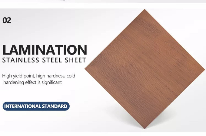 201 304 316 Wall Decoration Stainless Steel Sheet Laminated Pvd Color Coated Stainless Steel Plate