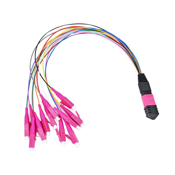Buy cheap 0.9mm Mtp Mpo Fiber Patch Cable Fan Out Mpo Fiber Patch Cord from wholesalers