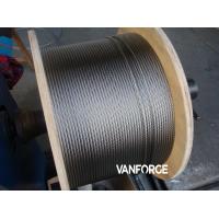Buy cheap 1x19 Marine Grade Stainless Steel Wire Rope Cold Drawn Metallic Bright product