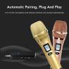 Buy cheap UHF Professional Dual KTV Karaoke Professional wireless microphone from wholesalers