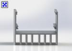 Customized Aluminum Heatsink Extrusion Profiles 6000 Series Sandblasting Fininsh
