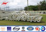 Electric Insulators Distribution Steel 50ft Polygonal Pole Medium Voltage