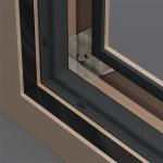 Broken Bridge Aluminum Profile Casement Window for Modern Living Room Noise
