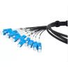 Buy cheap 0.9mm 3M IP68 Fiber Optic Patch Cords Outdoor 12 Core SC UPC from wholesalers
