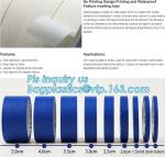 Custom Painting Crepe Printed Colored Paper Automotive Masking Tape Jumbo Roll