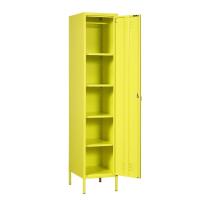 Buy cheap Yellow Metal Wardrobe Multi Compartments Disassemble No Toxic Material product
