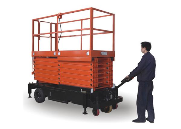 Sinolift SJY（II）Stainless Manganese Steel Pedestrian Motorized Mobile Scissor