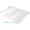 Buy cheap Disposable Plastic Hinged Loaf Containers - Durable Small Hoagie Container - Perfect For Hoagies, Fruits, Salad from wholesalers
