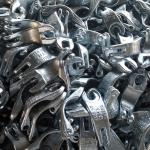 EN74 Class B Steel Scaffolding Parts , British Type Pressed Steel Double Coupler