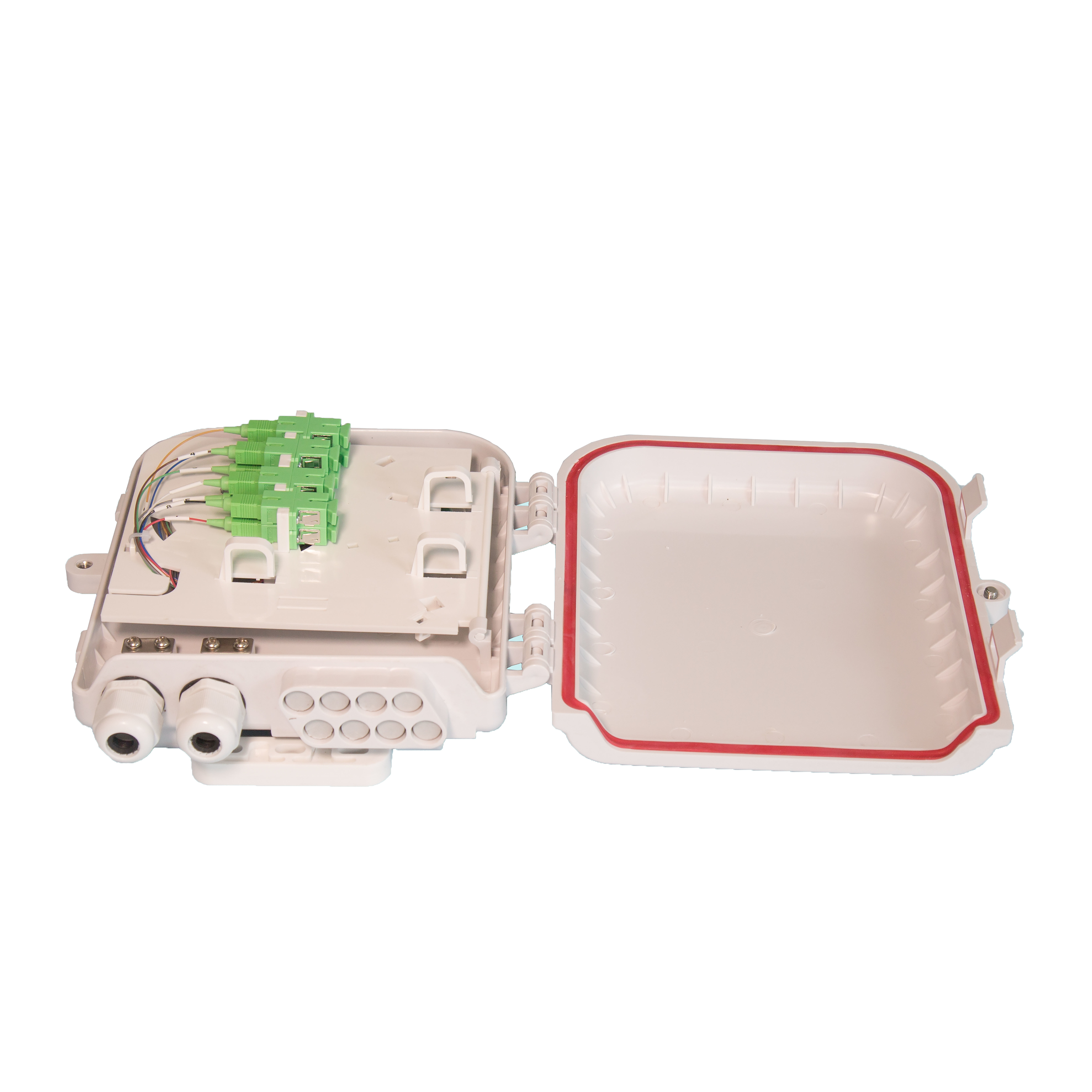 Outdoor Pole Holding FTTH IP66 Fiber Access Terminal Box