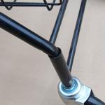 Two Layers H950mm W600mm Sports Equipment Storage Rack ,Tennis Ball Trolley