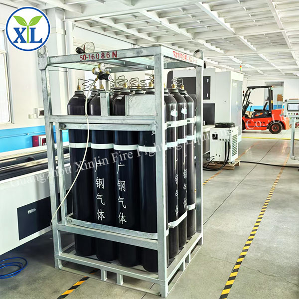 FM200 Gas Fire Extinguishing System Clean Automatic Fire Extinguisher Substation Fire