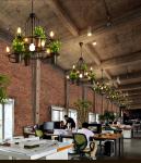 Retro Industrial Individual Creative Chandelier Table Sunshine Room Flower Shop