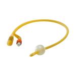Silicone Coated Foley Catheter 2 Way Antimicrobial Latex Female Medical