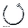 Buy cheap Korean style newest fashion body piercing jewelry stainless steel jewelry nose ring from wholesalers