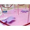 Buy cheap Purple Color Giant Acrylic Decoration , Acrylic Flower Decoration Custom Size from wholesalers