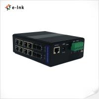 Buy cheap IP40 Aluminum Case Industrial Ethernet POE Switch 8 Ports With 100 / 1000 Base-X product