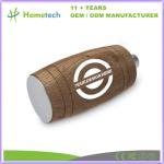 Wood Color USB Flash Drive 8GB-256GB Wine Bucket Shape with USB 2.0/3.0