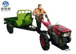 8hp Diesel Powered Walk Behind Tractor Ridger Mini Trailer For Vegetable Farm