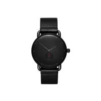 Buy cheap Stainless steel chronograph watch mens luxury watches black genuine leather band product