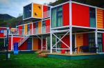 3 Layers Prefab Commercial Buildings , Flexible Assembly Commercial Steel