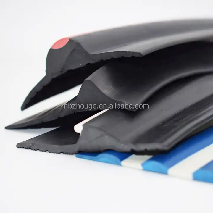 Customer's Drawings Silicone Garage Door Floor Seal Strip for Customized Door Bottom