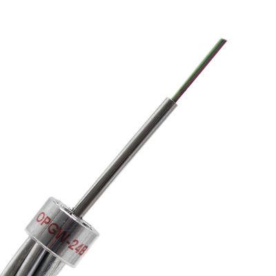 144 Core Outdoor Fiber Optic Cable OPGW Wire Central Stainless Steel Tube