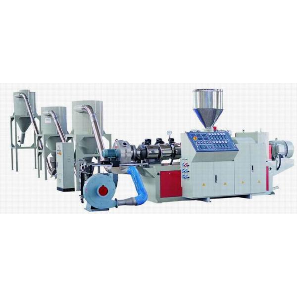 Quality JWELL PVC Counter Conical Twin Screw Pelletizing Machine Granulator for sale
