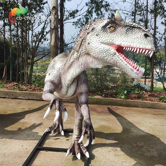 Buy cheap Amusement Park Large Fibreglass Animals Life Size Allosaurus Animatronic Eco friendly from wholesalers