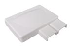 ABS Plastic Fibre Optic Distribution Box 2 SC Port Termination Box Wall Mounted