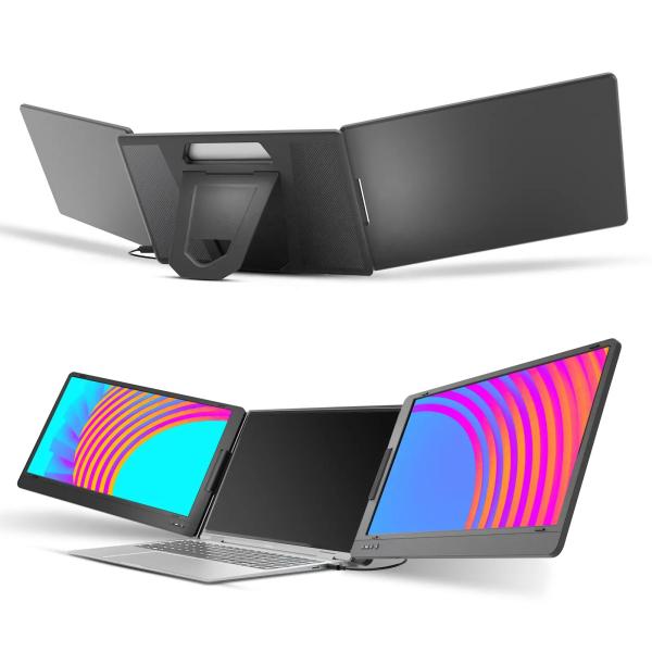 Buy cheap Custom 14inch Laptop Monitor Extender Trio Triple Monitor 1920x1080 from wholesalers