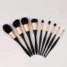 Buy cheap ISO14000 Full Face Makeup Brush Set With Matte Gold Color Aluminum Ferrule from wholesalers