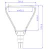 Buy cheap 60mm Installation Height Outdoor Area Lighting Area Flood Lights 30W - 100W from wholesalers