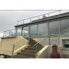 Buy cheap Professional Brushed Stainless Steel Glass Railing , Stainless Steel And Glass Balcony Railings from wholesalers