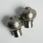 Home Decoration Plating Iron Adjustable Curtain Rod Finials