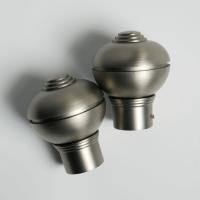 Buy cheap Home Decoration Plating Iron Adjustable Curtain Rod Finials product