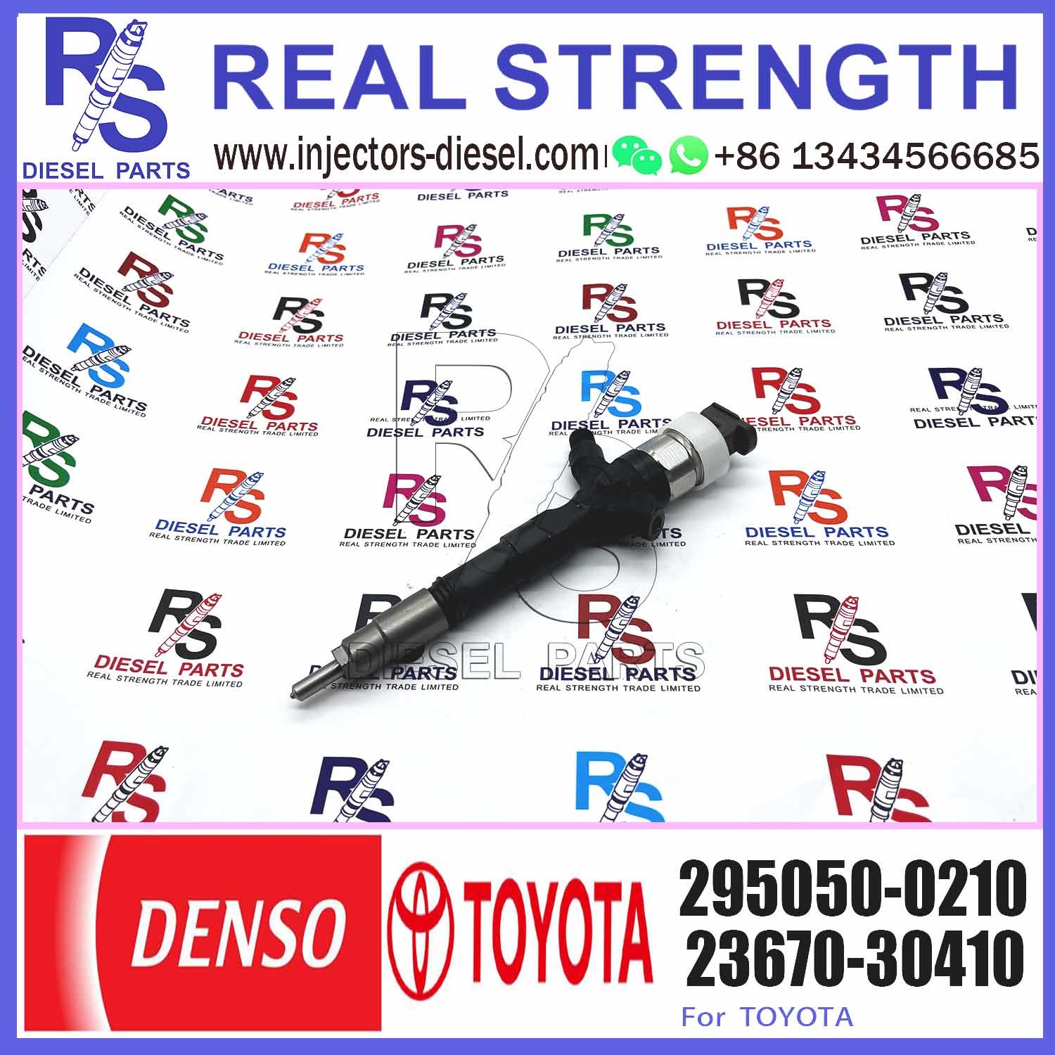 Hot Selling Genuine New Diesel Fuel Injector 295050-0460 295050-0200 For Toyata Car 23670-30400 23670-30440 23670-39435