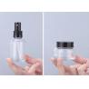 Buy cheap 100ml Push Transparent Lotion Bottle Cream Refillable Glass Perfume Bottle from wholesalers