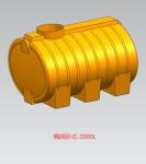 500 Gallon Horizontal Water Tank Mold 2000 Liters High Hardness