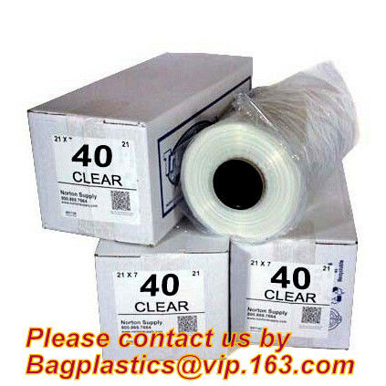 Perforated clear laundry dry cleaning garment bag on roll,Transparent PE Plastic Garment Bags on roll BAGPLASTICS BAGEAS