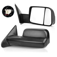 Buy cheap Weatherproof Black Side View Mirrors Car Exterior Mirror Plane Glass For Dodge product